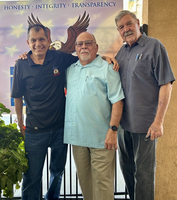 Mayor Frank J. Navarro at the 2026 re-election campaign kickoff in Colton, California, with family, supporters, and community members. Photo 9 of 34.