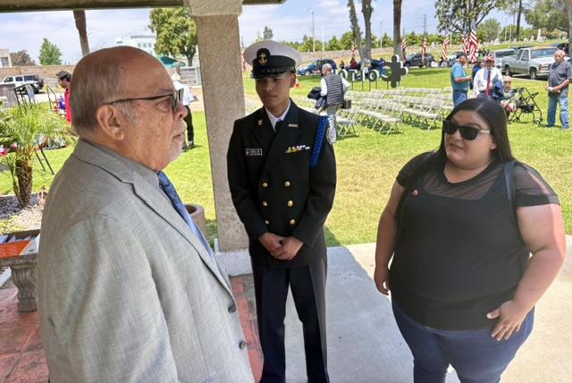 Mayor Frank J. Navarro at the City of Colton's Memorial Day 2026 ceremony honoring veterans and fallen service members. Photo 5 of 25.