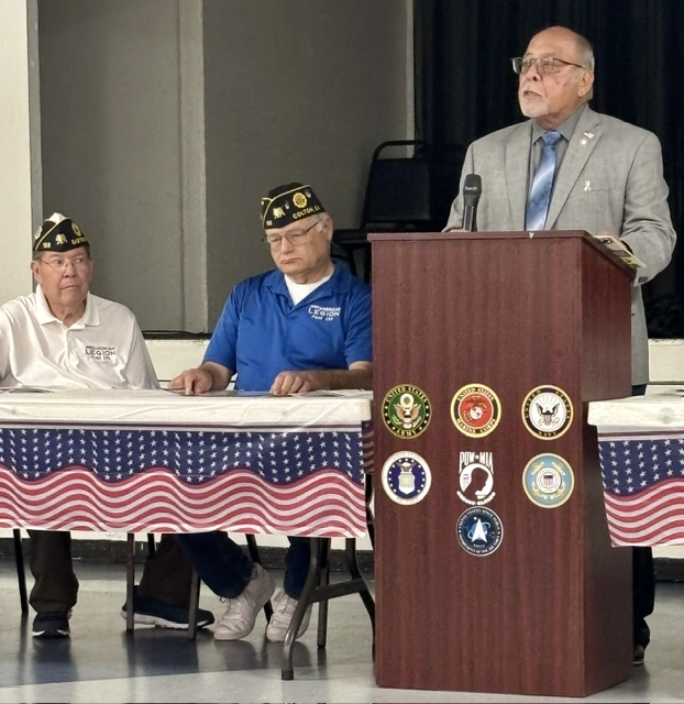 Mayor Frank J. Navarro at the City of Colton's Memorial Day 2026 ceremony honoring veterans and fallen service members. Photo 24 of 25.