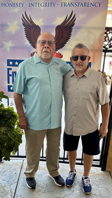 Mayor Frank J. Navarro at the 2026 re-election campaign kickoff in Colton, California, with family, supporters, and community members. Photo 10 of 34.