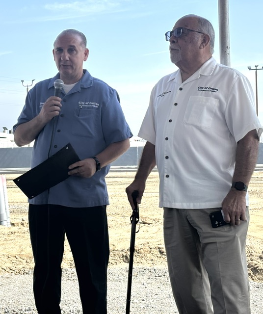 Mayor Frank J. Navarro at the Chandi Group Holiday Inn Express groundbreaking in Colton — marking new business investment in the city. Photo 3 of 24.