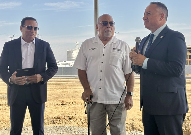 Mayor Frank J. Navarro at the Chandi Group Holiday Inn Express groundbreaking in Colton — marking new business investment in the city. Photo 12 of 24.