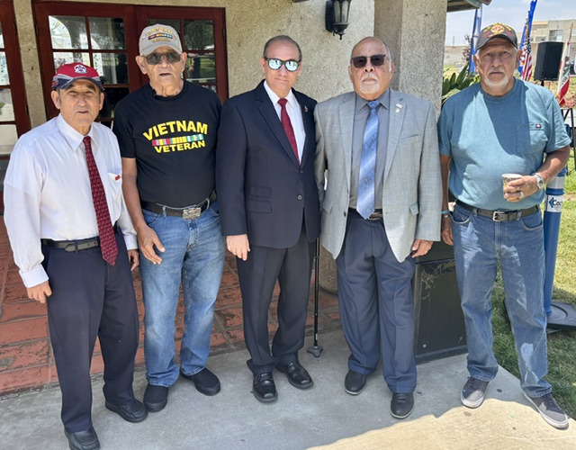 Mayor Frank J. Navarro at the City of Colton's Memorial Day 2026 ceremony honoring veterans and fallen service members. Photo 11 of 25.