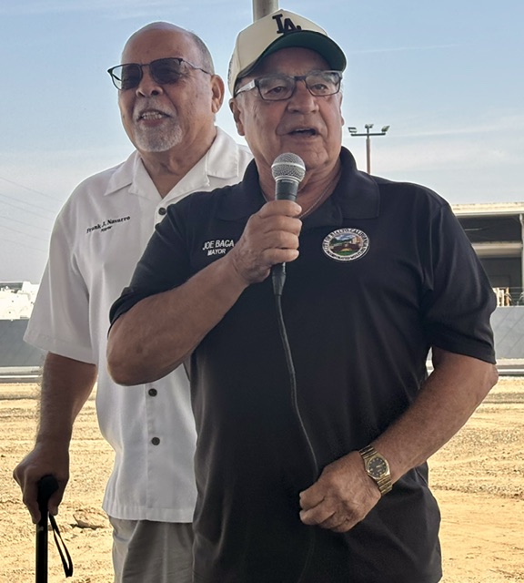 Mayor Frank J. Navarro at the Chandi Group Holiday Inn Express groundbreaking in Colton — marking new business investment in the city. Photo 20 of 24.