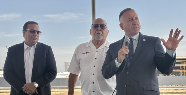 Mayor Frank J. Navarro at the Chandi Group Holiday Inn Express groundbreaking in Colton — marking new business investment in the city. Photo 15 of 24.