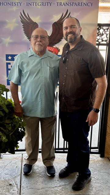 Mayor Frank J. Navarro at the 2026 re-election campaign kickoff in Colton, California, with family, supporters, and community members. Photo 17 of 34.