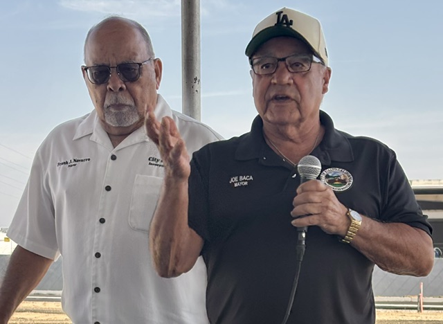 Mayor Frank J. Navarro at the Chandi Group Holiday Inn Express groundbreaking in Colton — marking new business investment in the city. Photo 21 of 24.