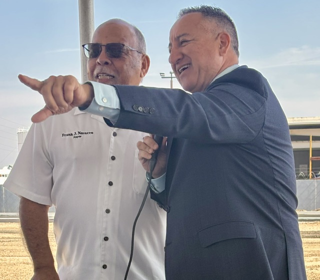Mayor Frank J. Navarro at the Chandi Group Holiday Inn Express groundbreaking in Colton — marking new business investment in the city. Photo 13 of 24.
