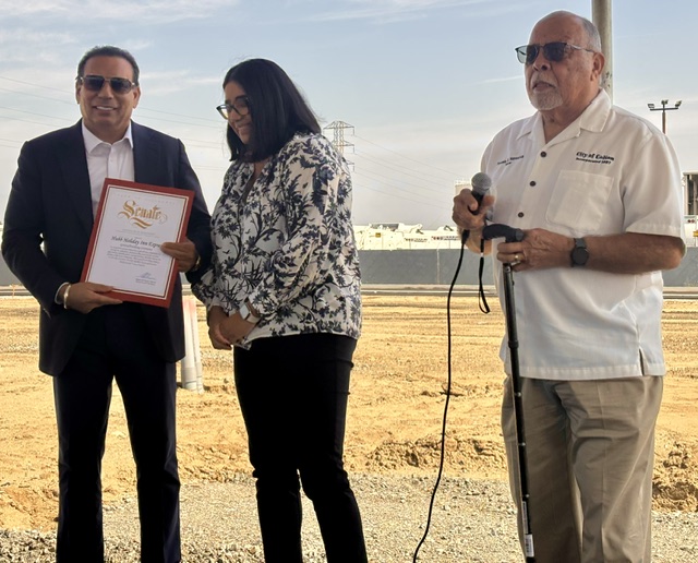 Mayor Frank J. Navarro at the Chandi Group Holiday Inn Express groundbreaking in Colton — marking new business investment in the city. Photo 9 of 24.