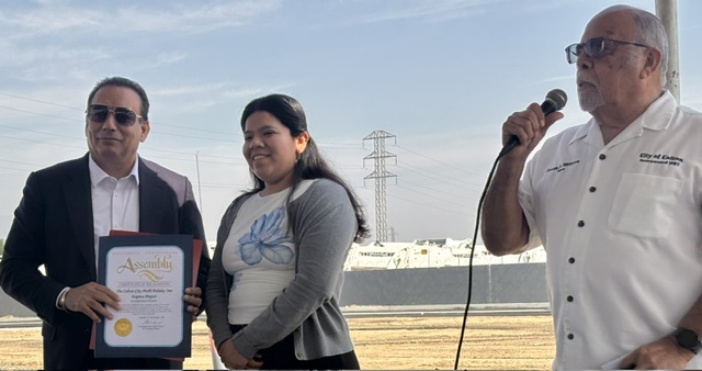 Mayor Frank J. Navarro at the Chandi Group Holiday Inn Express groundbreaking in Colton — marking new business investment in the city. Photo 11 of 24.