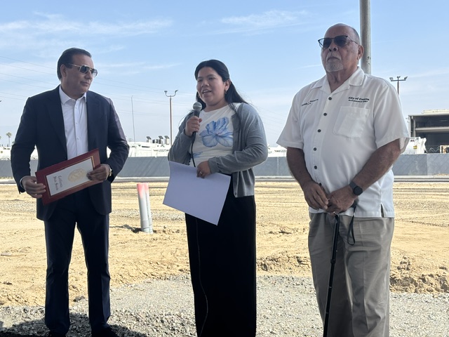 Mayor Frank J. Navarro at the Chandi Group Holiday Inn Express groundbreaking in Colton — marking new business investment in the city. Photo 10 of 24.